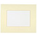 Sax Exclusive Die-Cut Mat Boards, 8 x 10 Inches, White Pebble, Pack of 10 PK 409660